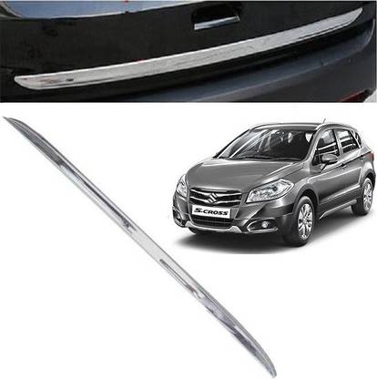 After cars Chrome Dicky Garnish Patti 0053 Chrome Maruti S-Cross Rear Garnish