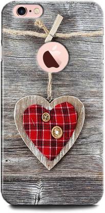 INDICRAFT Back Cover for Apple iPhone 6s HEART, WOODEN HEART, LOVE, WOOD