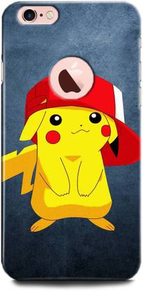INDICRAFT Back Cover for Apple iPhone 6s PIKACHU, POKEMON, GAME ,CARTOON