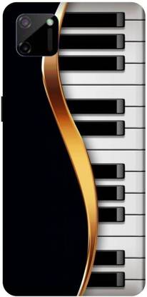 SSMORYA Back Cover for Realme C11, Piano Multicolour Printed Back Cover