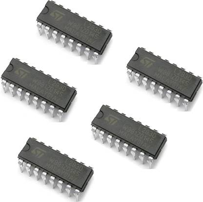 DS Robotics L293D Motor Driver IC H Bridge DC Motor Driver IC Set of 5 Electronic Components Electronic Hobby Kit