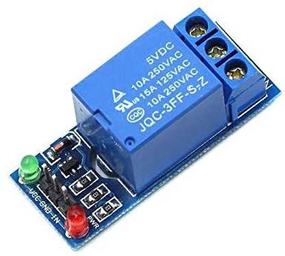 Robotronics 5V One Channel Relay Module Relay Switch with OPTO Isolation High Low Level Trigger Compatible with Arduino Raspberry pi ARM AVR Electronic Components Electronic Hobby Kit