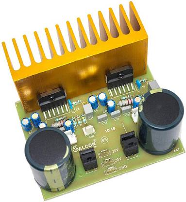Salcon Electronics LM3886 Dual IC 68+68 Watts RMS Hi-Fi Stereo Amplifier Board Electronic Components Electronic Hobby Kit