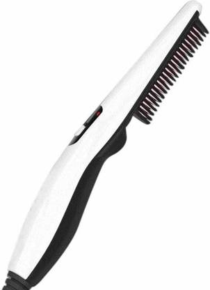 इम्फोला Beard Straightener Comb Quick Electric Iron Heated Beard Brush Beard Styler for Men, Travel Portable Heating Beard Straightening Combs Multifunctional Hair Straightening Brush Beard Straightening Comb11 हेयर स्ट्रेटनर