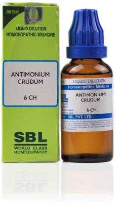 SBL Antimonium Crudum 6CH Liquid