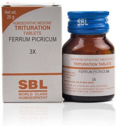 SBL Ferrum Picricum 3X Tablets