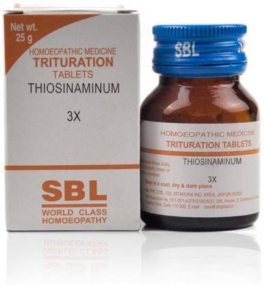 एस बी एल Thiosinaminum 3X टैबलेट्स