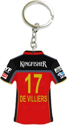 jocker ab de villiers jersey,RCB,ab de villiers jersey key chain,ab de villiers key chain,ab de villiers Key Chain
