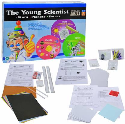 zhirk The Young Scientist Series 3 Set Part Science Kit Stars, Planets, Forces Learn Science The Easy Way Out