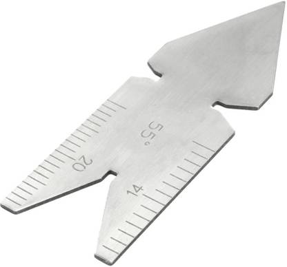 Jaibros JAIBROS Center Gauge 55 degree Center Gauges Inch/Metric with 14ths, and 20ths Thread Checking Scales PACK OF 2 Snap Gauge