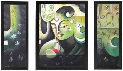 VIRESHSTUDIO PANTING88 Canvas 12.5 inch x 10.5 inch Painting