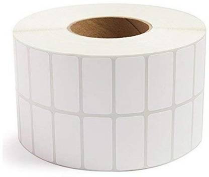 Adik Adik Polyester Barcode Label 50x25mm (2"x1") 1 Inch Core - 4,000 Labels in 1 Roll (Pack of 2) Self Adhesive Paper Label