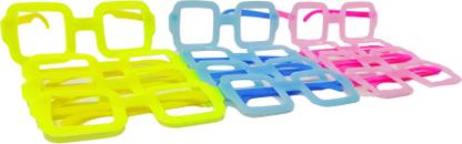 poksi Flashing Party radium Light Glasses- for Birthday Party Return Gift for Kids Party Glow Ornament (Pack of 12)  Party Glow Ornament