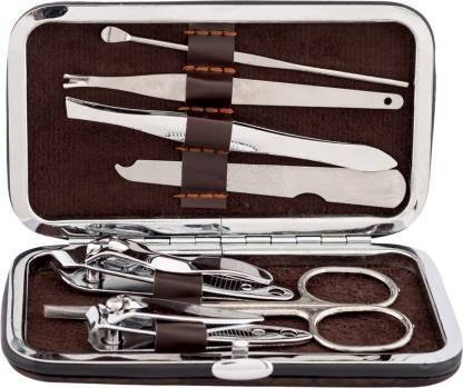 Sparsh Collection 07 Pc Manicure Nail Clippers Set Pedicure Grooming Kit