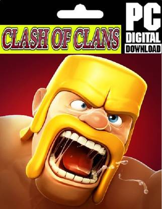 CLASH OF CLANS (DIGITAL DOWNLOAD DVD ) ( ONLY 1 PC)