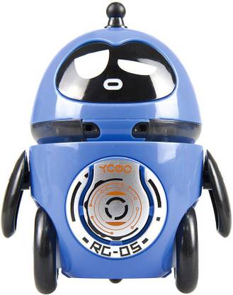 Silverlit YCOO Follow Me Droid Auto following robot with gesture control; Obstacle Detection Robot; Gesture Control Robot; Color: Blue