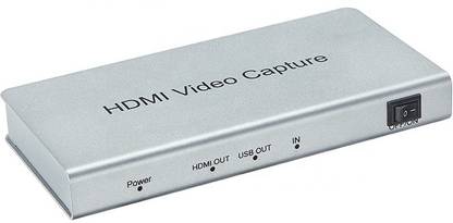 See Good 4k HDMI to USB 3.0 Video Capture Device HD 1080P HDMI Input+HDMI Output+USB3.0 Capture+Audio Extraction GREY Color Media Streaming Device