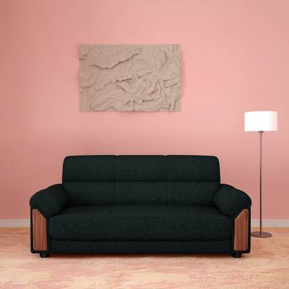 Godrej Interio Plum Fabric 3 Seater  Sofa