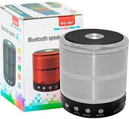 BelleBird Super Bass Splashproof Wireless Bluetooth Speaker Best Sound Quality Playing with Mobile/Tablet/Laptop/AUX/Memory Card/Pan Drive/FM 5 W Bluetooth Speaker (Multi-Color, Stereo Channel) Speaker Mod