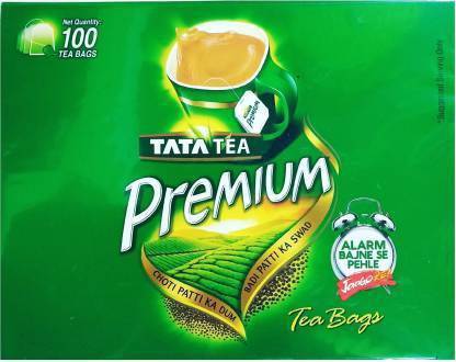 Tata Premium 100 Tea Bags Black Tea Bags Box