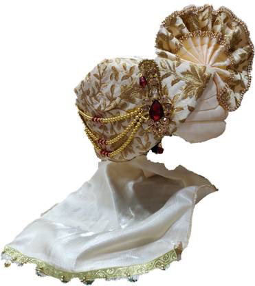 ANKIT TEXTILE Embroidered Pagri
