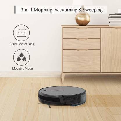 Trifo M6+ Robotic Vacuum Cleaner with Water Tank, 3 in 1 Mopping & sanitizing Vacuum Robot, 1800Pa Strong Suction, Remote Monitoring, Self-Charging, Wi-Fi Connectivity, Hard Floor to Low-Pile Carpet Robotic Floor Cleaner (WiFi Connectivity)