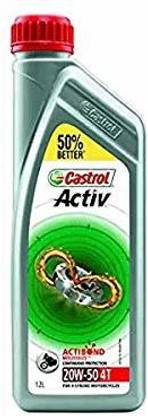 Castrol ACTIVE (20W50) 1.2L Synthetic Blend Engine Oil