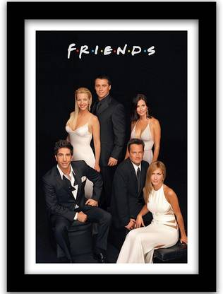 Friends TV Series Poster with Frame - Friends Web Series Framed Posters for Room Paper Print