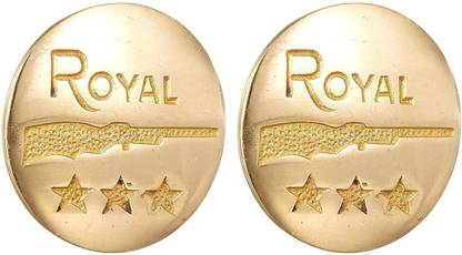 Golden Fox Bullet Brass Suspension Cap Set of 2 Bike Tank Pad