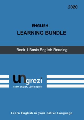 English Learning Bundle, Book-1 (Basic English Reading )  - (Learn English via Hindi) with 1 Disc