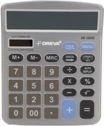 OREVA OR-1600-C LCD character Display Calculator Basic  Calculator
