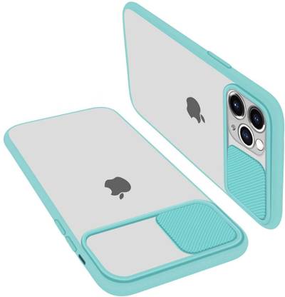 VONZEE Back Cover for iPhone11 Pro Max Camera Protection, Slide Camera Lens Protector Matte Translucent Case Cover