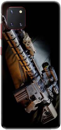 PNBEE Back Cover for Samsung Galaxy Note10 Lite, SM-N770 - Gun Print Case Cover