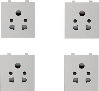 ANCHOR Roma Socket set of 4 10 A Five Pin Socket