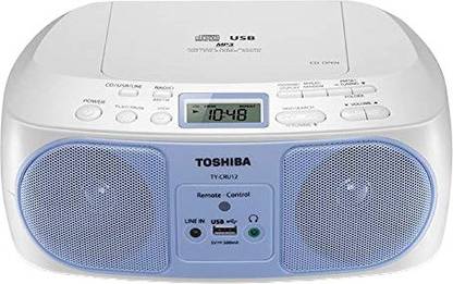 TOSHIBA Portable CD/USB/AM/FM Radio (TY-CRU12) FM Radio