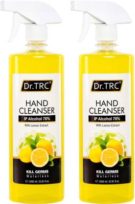 dr trc  Pack of 2 (1000ml x2) Hand Sanitizer Bottle