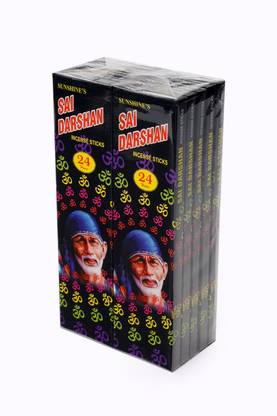 SUNSHINE Sai Darshan Agarbatti (Pack of 10) Assorted