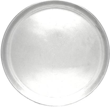 EGLOB Aluminium Thaal, 16 inch, Silver Dinner Plate