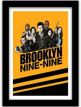 Brooklyn Nine Nine TV Series Wall Posters with Frame - Brooklyn 99 Framed Posters Paper Print