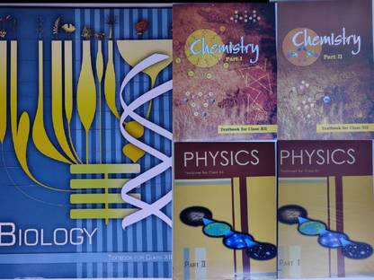 NCERT Physics, Chemistry,Biology (PCB) Books Set For Class 12 (English Medium)
