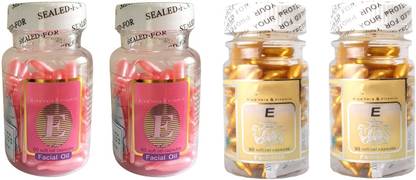 Sheny Aloe Vera And Vitamin E Facial Capsules for Glowing Skin each 60 Capsules
