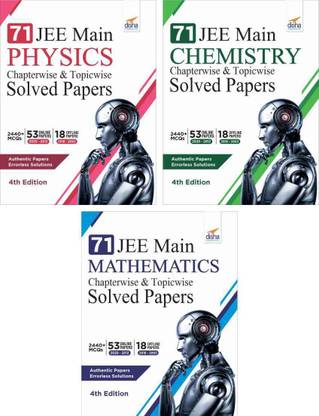 71 Jee Main Online & Offline Physics, Chemistry & Mathematics Topic-Wise Solved Papers