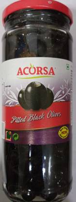 Acorsa Black Olive Pitted Olives