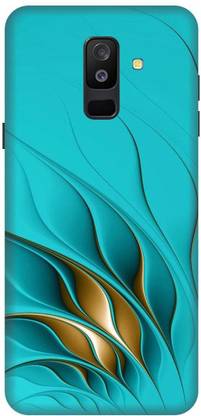 SSMORYA Back Cover for Samsung Galaxy J8, Feather Multicolour Printed
