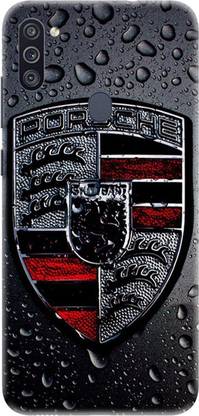 PNBEE Back Cover for Samsung Galaxy M11, SM-M115F - Porsche Logo Print