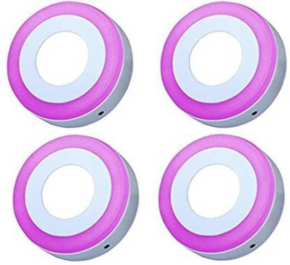 Balaji Light 12W Pink And Blue Flush Mounted LED Panel Wall Ceiling Down Lights/ Non-Dimmable/ Round Double Colour LED Surface Panel/ Close to Ceiling Fixture/ Panel Lamp Mount Surface/ Closet Lamp Round Ceiling Light Ceiling Lamp