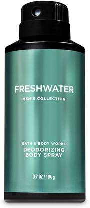 Bath and Body Works Freshwater Deodorizing Body Spray Deodorant Spray  -  For Men