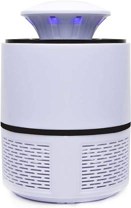 L TECH Indoor Insect Trap: Bug, Fruit Fly, Gnat, Mosquito Killer - UV Light, Fan, Sticky Glue Boards Trap Flying Bugs - No Zapper - (White) Electric Insect Killer Indoor, Outdoor