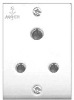 ANCHOR PENTA 38342 6 A Three Pin Socket