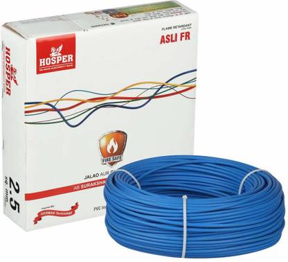 Hosper PVC 2.5 sq/mm Blue 90 m Wire